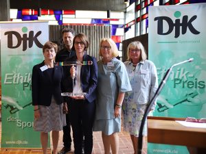 DJK-Ethik-Preis des Sports 2019 an Dr. Bettina Rulofs in Köln verliehen