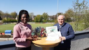 Nationalspielerin Nicole Anyomi ist DJK-Newcomerin 2020