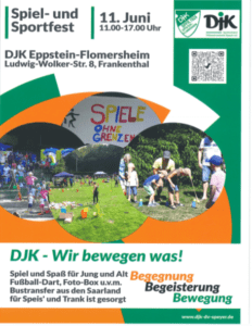 ABGESAGT: Spiel- und Sportfest am 11. Juni in Eppstein-Flomersheim findet nicht statt